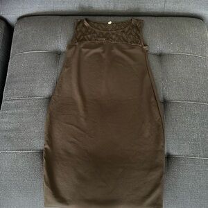 Pink Blush Maternity Black Dress/Cover-up, small